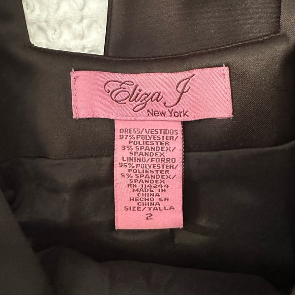 Eliza J Off Shoulder Black Cocktail Dress - Picture 8 of 8